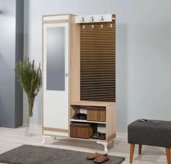 Stendë për korridor Hanah Home, İnci-220, ngjyrë lisi Sonoma