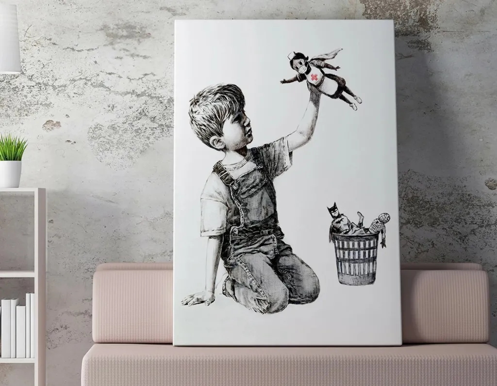 Pikturë dekorative në kanavacë Wallity, WY62, 70x100cm - 1