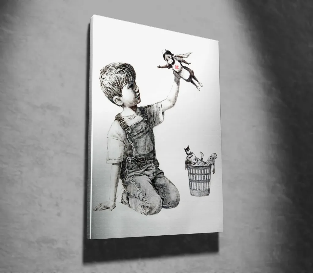 Pikturë dekorative në kanavacë Wallity, WY62, 70x100cm - 4