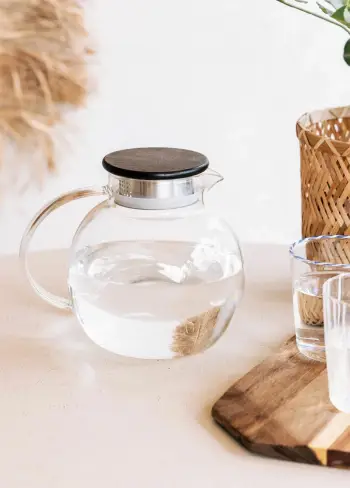 Shishe qelqi me kapak bambuje, Hermia, SSE0030, 1500ml