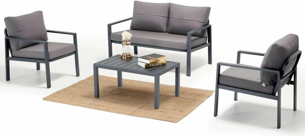 Set Mobiljesh Lounge Kopshti Siena, antracit - 1