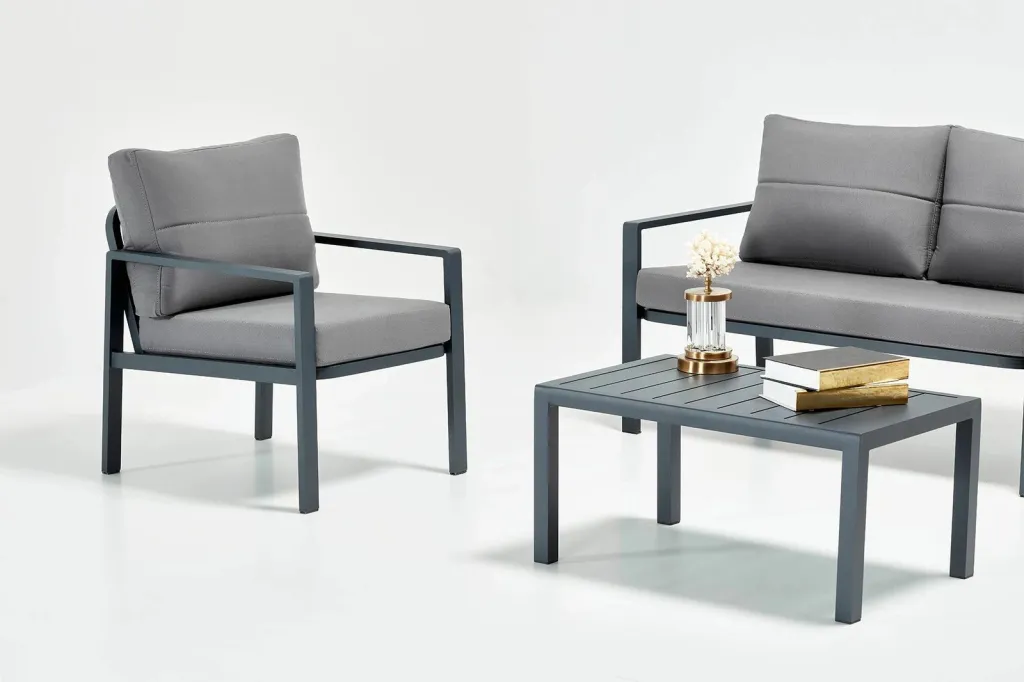 Set Mobiljesh Lounge Kopshti Siena, antracit - 6