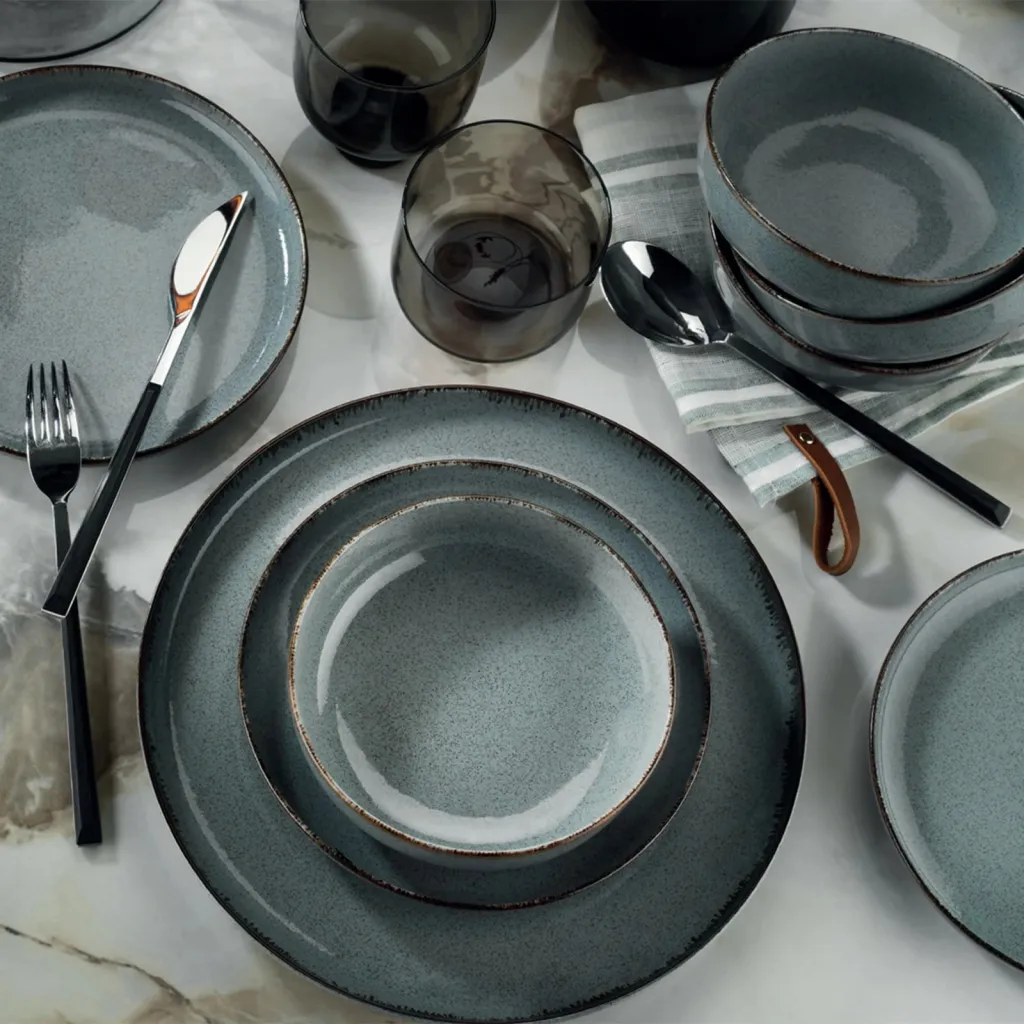 Set enësh për drekë (24 copë), Hermia, MOD24Y2730P01 - 1
