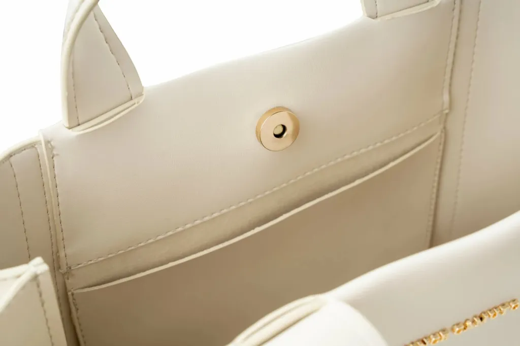 Çantë tote Vince Camuto, Umbria, krem - 7