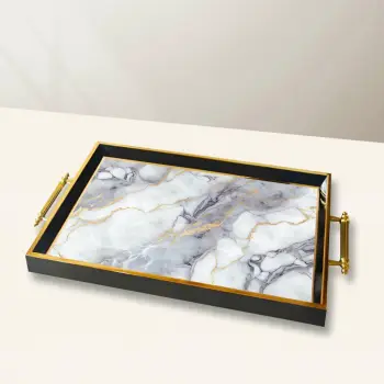 Tabaka qelqi Aberto Design, shumëngjyrëshe, TPA10019, 50x29x3.5 cm