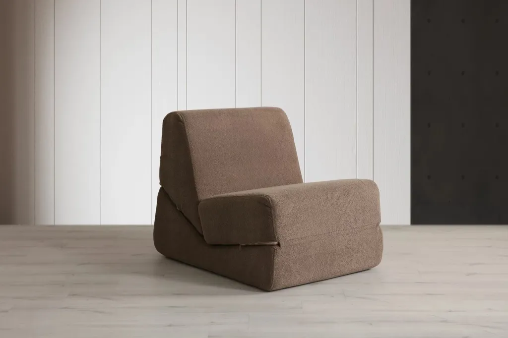 Krevat-kolltuk një vendësh, Origami Convertable, kafe - 1