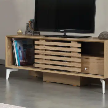 Komodë TV Hanah Home, Lulu, ngjyrë lisi