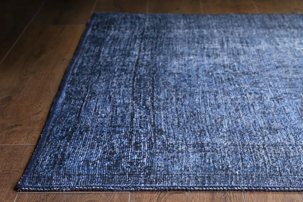 Qilim Conceptum Hypnose, Dorian Chenille, ngjyrë kaltër e errët, 230x330cm - 5