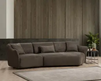 Këndollëk këndi Atelier del Sofa, Mentıs Corner 4 (L1+2Xr), ngjyrë kafe