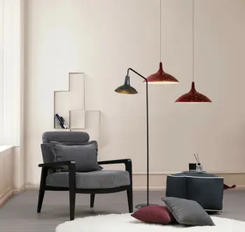 Karrige Wing, Atelier del Sofa, Apollo, ngjyrë gri