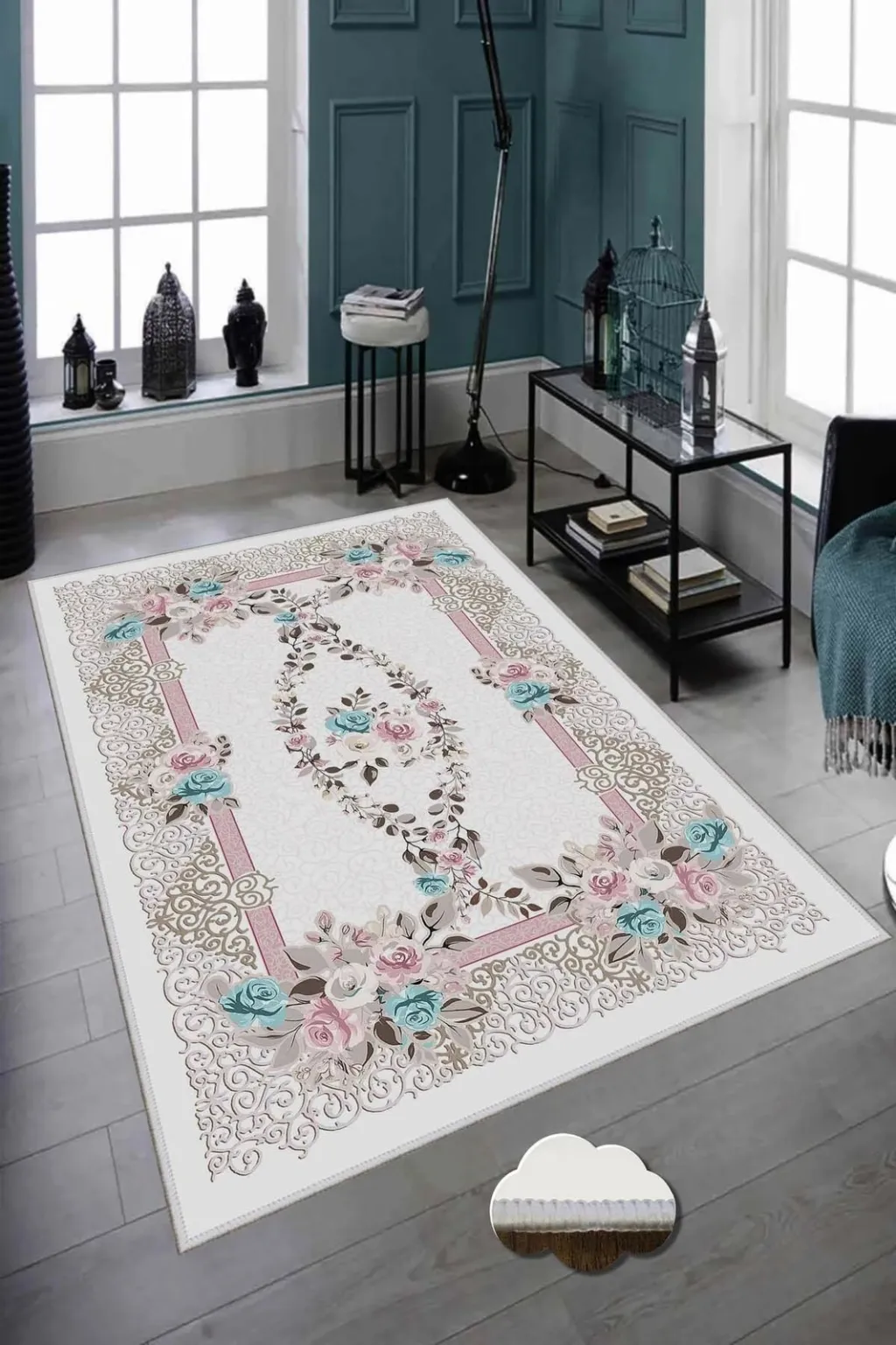 Qilim (50x80) Conceptum Hypnose, Hmnt862, shumëngjyrësh - 1
