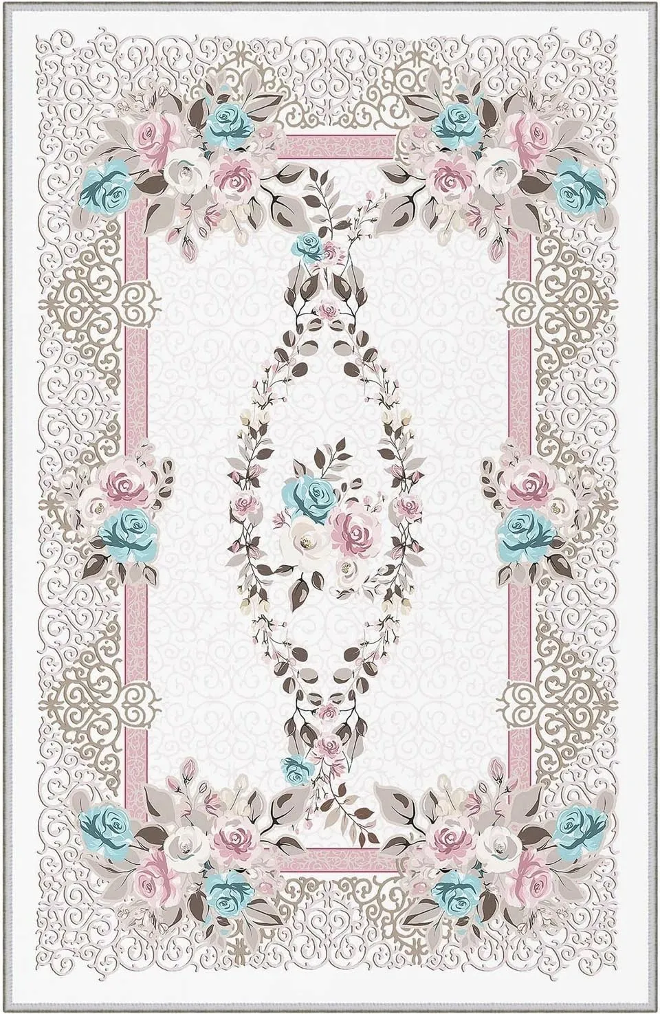 Qilim (50x80) Conceptum Hypnose, Hmnt862, shumëngjyrësh - 4