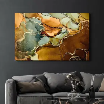 Pikturë dekorative prej xhami të temperuar, Wallity SPR-1350, 46x72cm