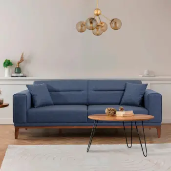 Krevat-sofá 3 vende, Atelier del Sofa, ngjyrë kaltër e errët