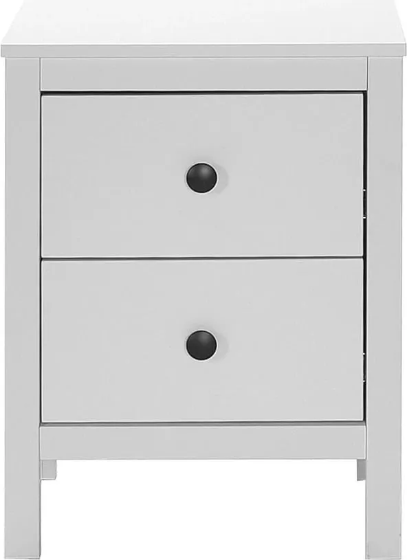 Komodinë Hanah Home, Kmd-992-Bb-1, ngjyrë e bardhë - 4