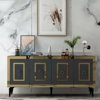 Konsolë Karya, antracit, artë