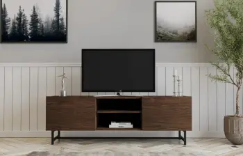 Komodë TV, dru i arrës, Hanah Home