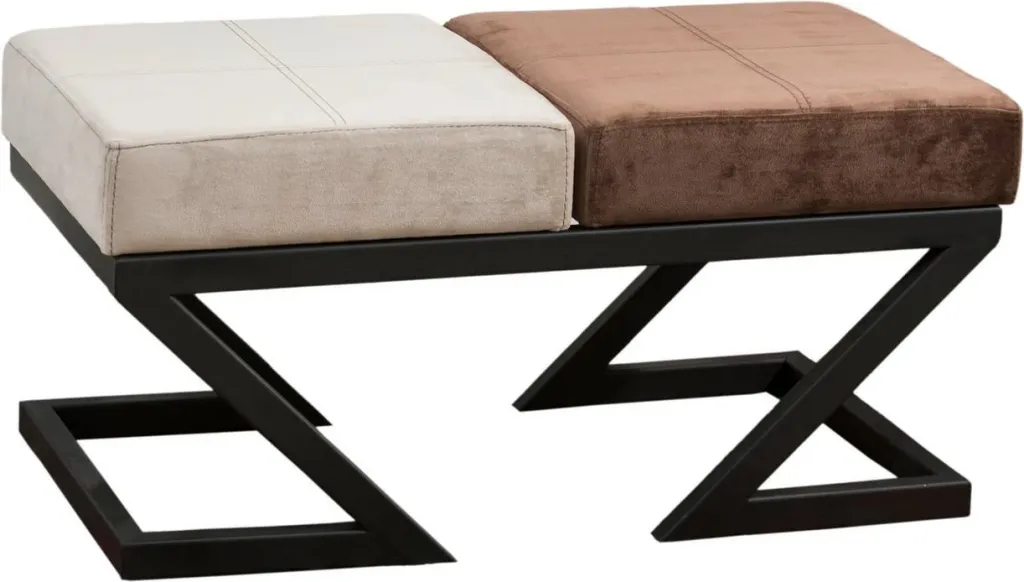 Puf Atelier del Sofa, Eda, bezhë, kafe, e zezë - 2