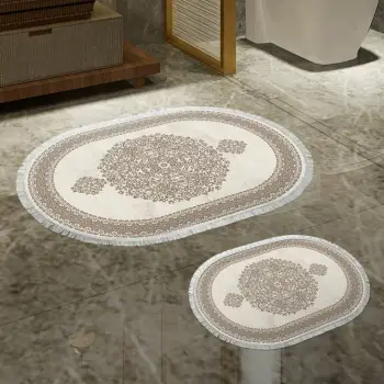 Set tapetesh për banjo (2 copë), Mijölnir, 410602 - O, ngjyrë kafe
