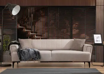 Krevat-sofà treshe, Atelier del Sofa, Hamlet, bezhë