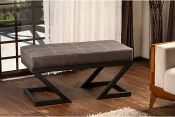 Puf Atelier del Sofa, ngjyrë antracit, Ago
