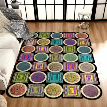 Qilim (50x80) Conceptum Hypnose, Hmnt959, shumëngjyrësh