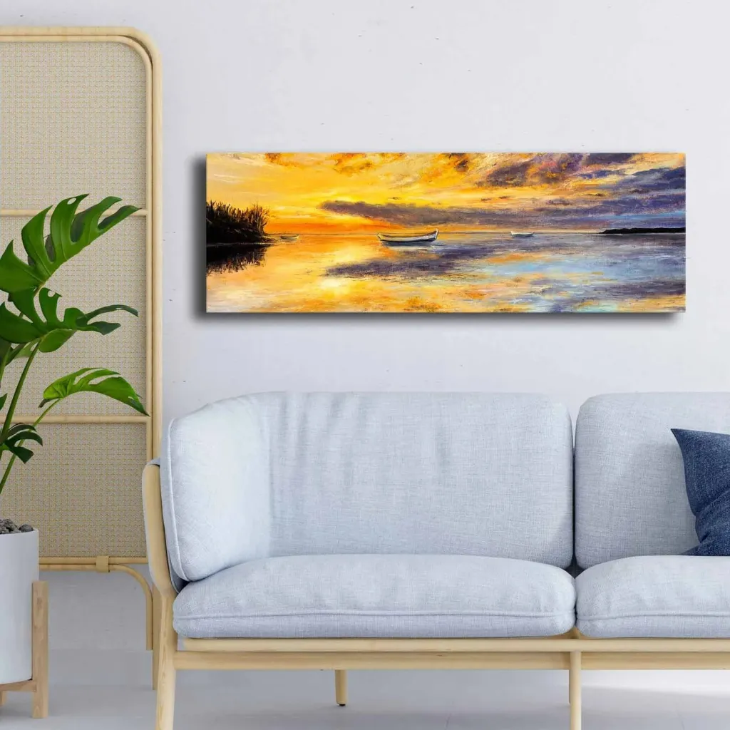 Pikturë dekorative në kanavacë, Wallity, 3090NISC-013, 30x90cm - 1