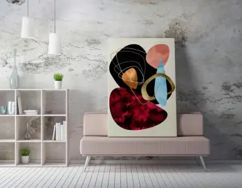 Pikturë dekorative në kanavacë, Wallity WY245, 70x100cm