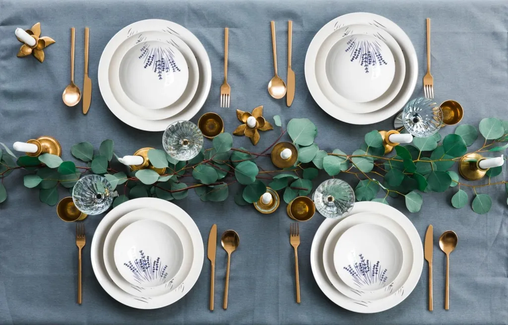 Set enësh për drekë (24 copë), Hermia, GBSATN24KY4E40711 - 1
