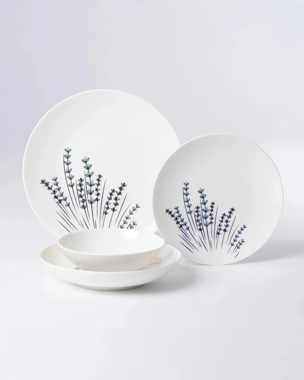Set enësh për drekë (24 copë), Hermia, GBSATN24KY4E40711 - 2