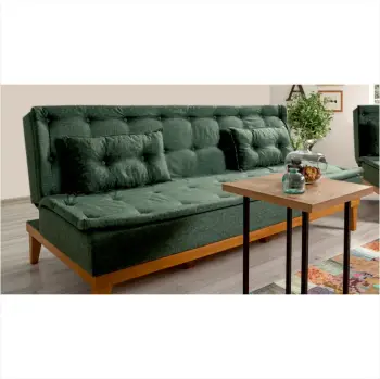 Sofabed 3-ulëse, Atelier del Sofa, Fuoco, ngjyrë e gjelbër