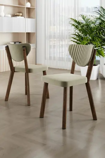 Set karrigesh (6 copë) Hanah Home, Arfe, krem, kafe