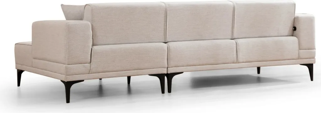Kënd-sofë krevate Atelier del Sofa, kënd i djathtë, ngjyrë ecru - 6