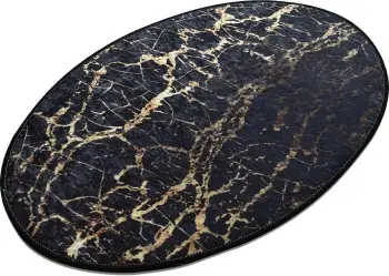 Qilim oval, model Hypnose, shumëngjyrësh, 60x90cm
