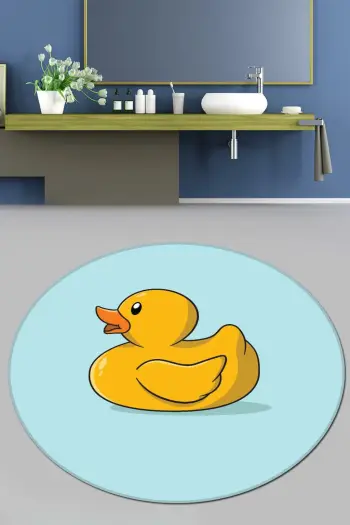 Tapet banje me rosë të verdhë, Mijölnir, Canard Djt, 120 cm