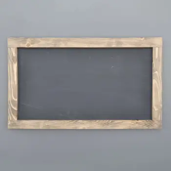 Tabelë e zezë Aberto Design, ngjyrë arre, AA049
