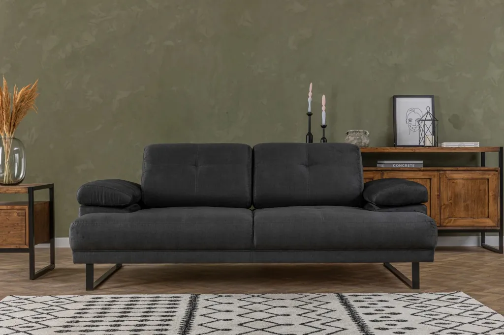 Krevat-sofë dy ulëse, Atelier del Sofa, Mustang, antracit - 1