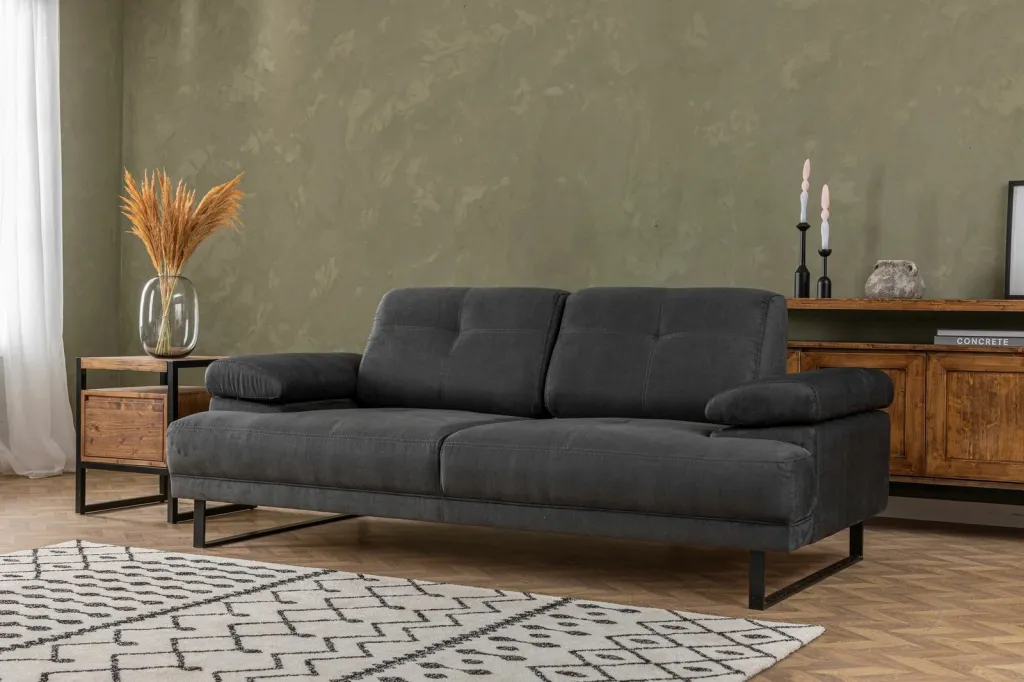 Krevat-sofë dy ulëse, Atelier del Sofa, Mustang, antracit - 2