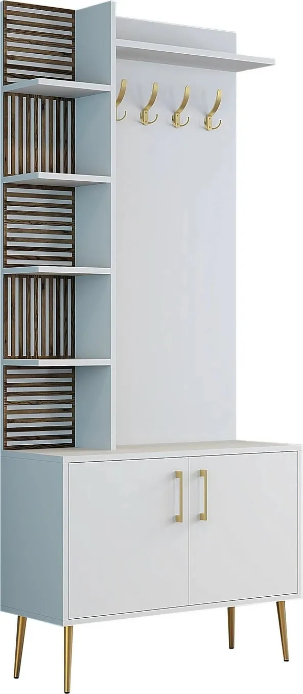 Stendë për korridor Hanah Home, Viyana D, e bardhë, e artë - 5
