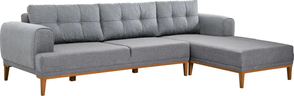 Kënd divan Atelier del Sofa, Vina Corner, ngjyrë gri, Atlantic Pine - 4