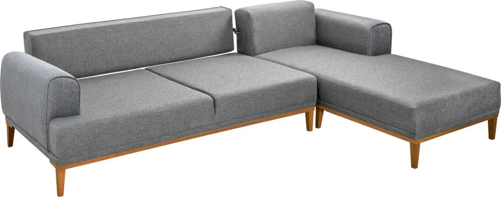 Kënd divan Atelier del Sofa, Vina Corner, ngjyrë gri, Atlantic Pine - 6