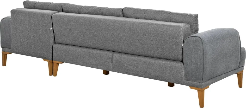 Kënd divan Atelier del Sofa, Vina Corner, ngjyrë gri, Atlantic Pine - 8
