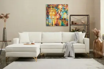 Këndare Atelier del Sofa, Berlin majtas, krem, ar