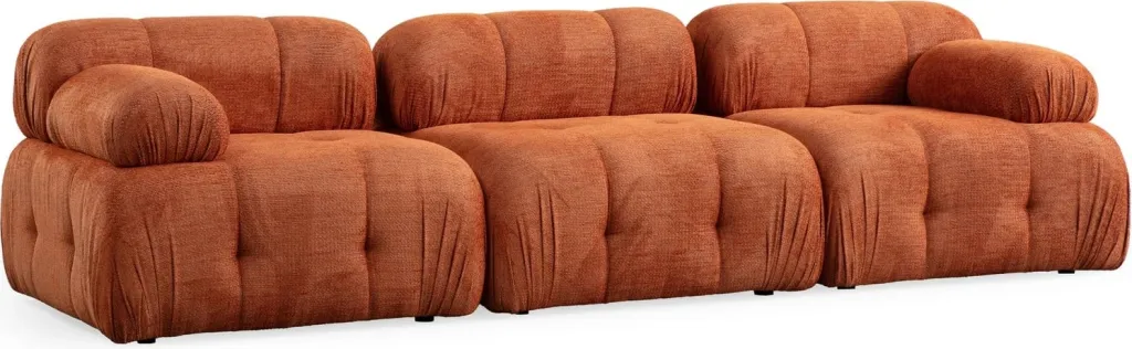Kauç 3-vendësh Atelier del Sofa, Petite 3, portokalli - 3