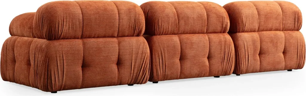 Kauç 3-vendësh Atelier del Sofa, Petite 3, portokalli - 7