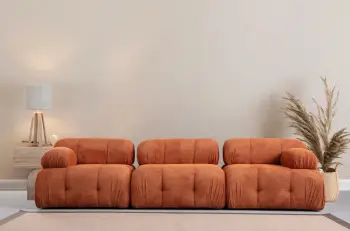 Kauç 3-vendësh Atelier del Sofa, Petite 3, portokalli