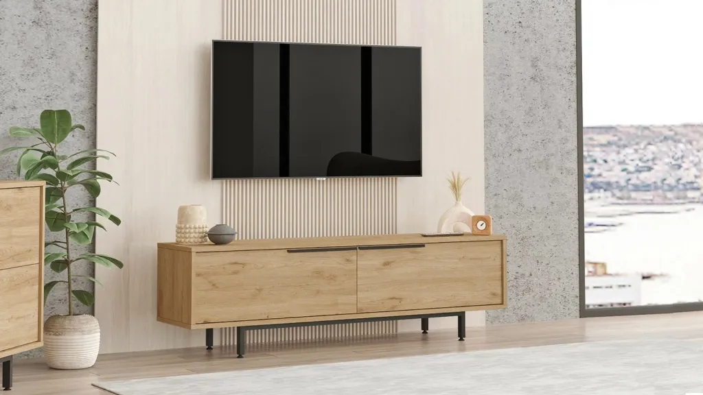 Komodë për TV Hanah Home, On1-S, ngjyrë arre - 1