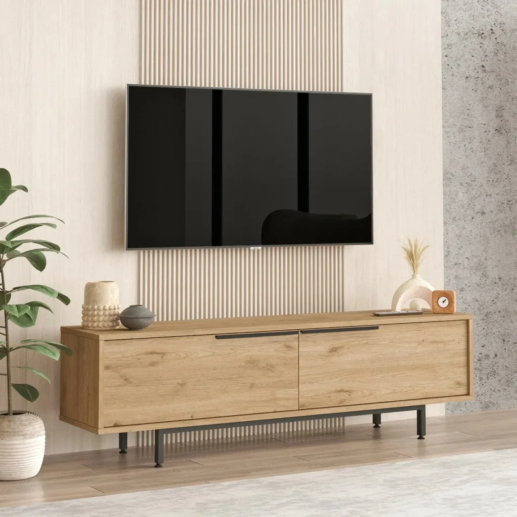 Komodë për TV Hanah Home, On1-S, ngjyrë arre - 2