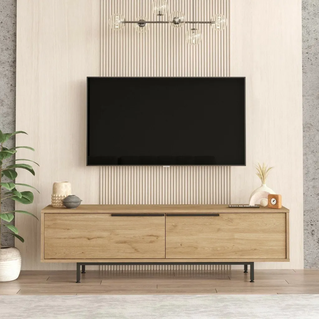 Komodë për TV Hanah Home, On1-S, ngjyrë arre - 3