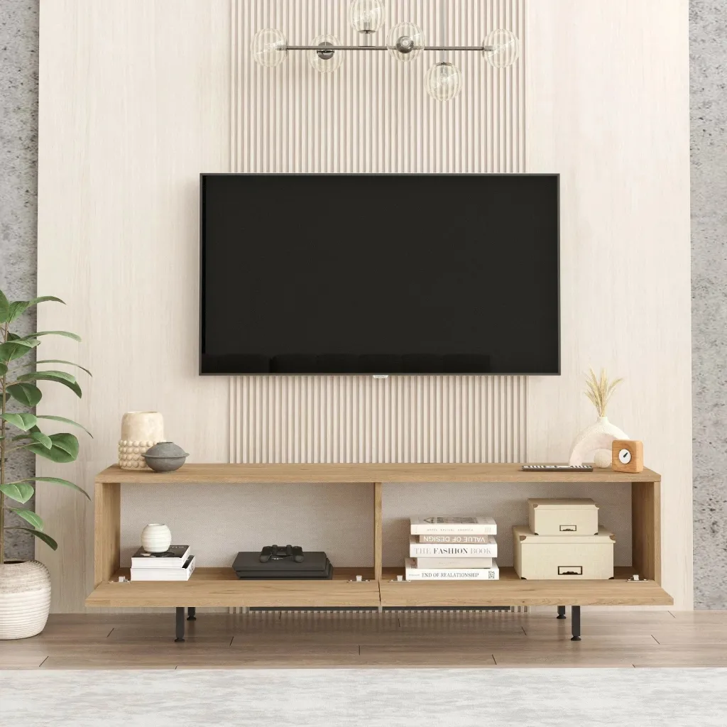 Komodë për TV Hanah Home, On1-S, ngjyrë arre - 4